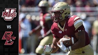 UMass vs. Boston College Football Highlights (2018)