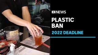 Single-use plastics will be banned in WA by 2022 but industry is asking for more time. | ABC News