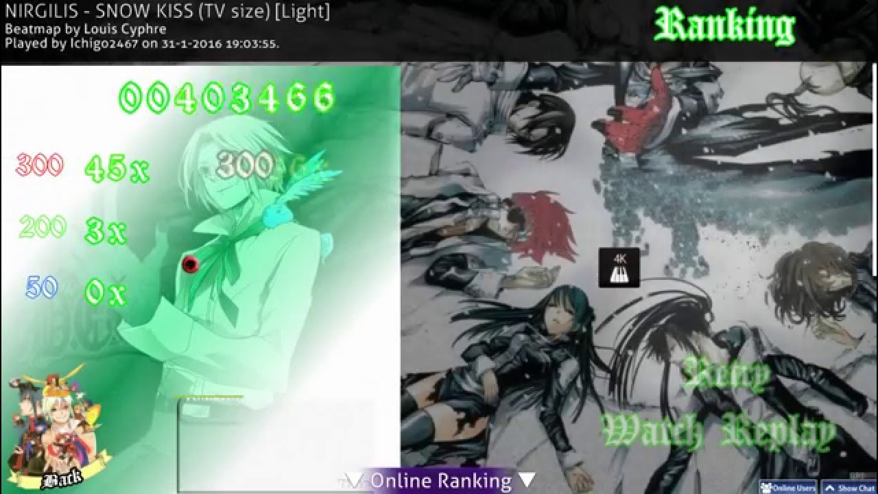 D Gray Man Osu Skin Ver 2 0 Exorcist Edition Osu Mania Preview Youtube