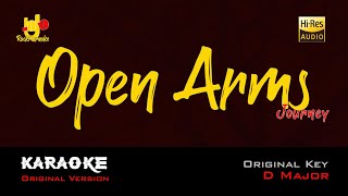 OPEN ARMS - KARAOKE ORIGINAL Key ( D Major ) - JOURNEY
