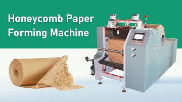 Honeycomb Paper Forming Machine | Cushion Paper Wrap Making Machine