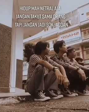 STATUS WHATSAPP 'HIDUP NETRAL AJA'