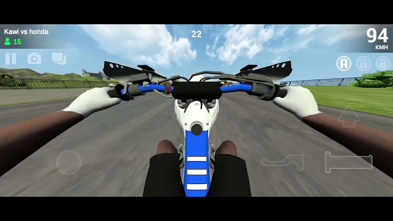 Покатушка на питбайке в игре Wheelie life 3 1 часть