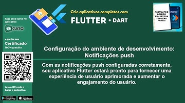 Aula 14 - Ambiente de desenvolvimento: Notificações push - Curso Aplicativos com Flutter