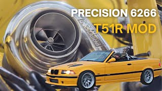 T51R Mod Turbo E36 Sounds WILD!