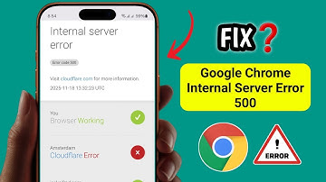 How to Fix Google Chrome Internal Server Error 500 | Fix Error Code 500 in Chrome (2025)