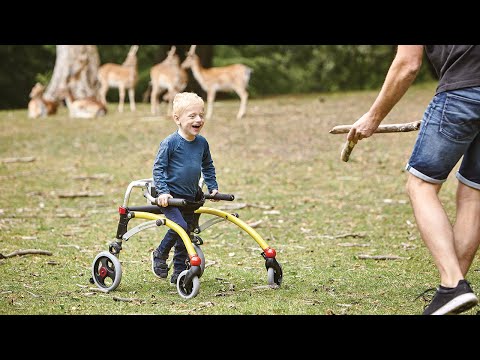 R82 Crocodile - Konrad in the park with his walker