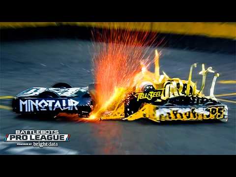 All The Bot Fights From The Quarter Finals | BATTLEBOTS PRO LEAGUE POWERED BY BRIGHT DATA