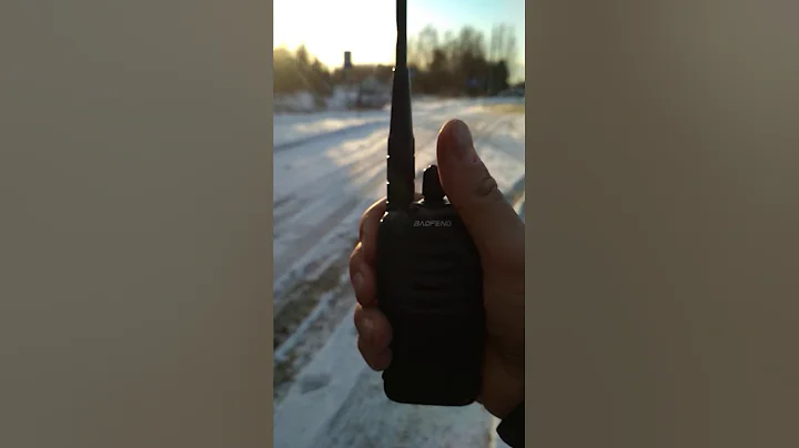 Тест рации baofeng 888s на максимальную дальность с улучшенной антенной. 6,8 км