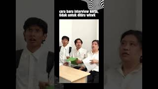 Cara Baru Interview Kerja, Tidak Untuk Ditiru #jayneharaa #meme #edrictjandra #youtubeshorts #shorts