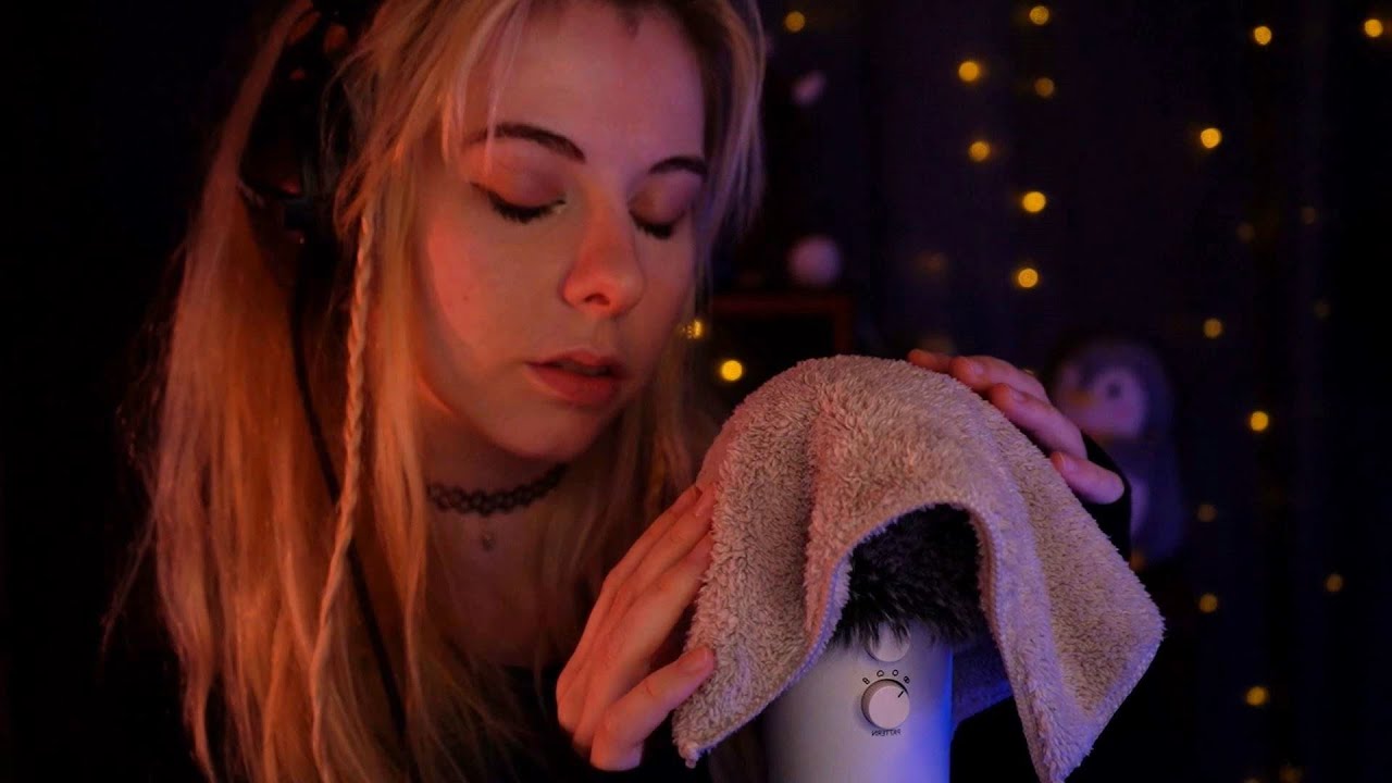 ASMR | 3h Ocean Towel, Gentle Breathing & Rain Sounds for Sleep