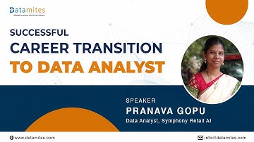 Successful Career Transition To Data Analyst - DataMites Placements