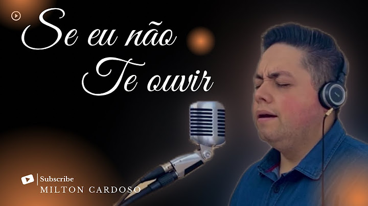Se eu não Te ouvir - Milton Cardoso | COVER | Sarah Farias