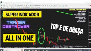 O MELHOR DE TODOS TOP E DE GRAÇA, INDICADOR PARA METATRADER ALL IN ONE 🥰👏💥🚀 by Trader Destroyer 2,419 views 2 months ago 24 minutes