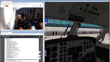 Tutorial Realistic Carenado King Air Startup X-plane