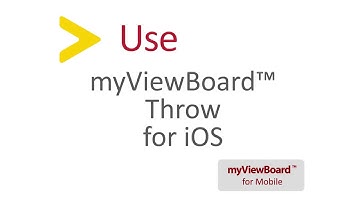 Use myViewBoard Throw for iOS
