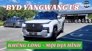 BYD YANGWANG U8, SUV ĐIỆN LỘI NƯỚC, XOAY 306 TẠI CHỖ ?