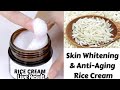 Home remedy of korean rice face mask for glass skin / korean rice cream for extra glow