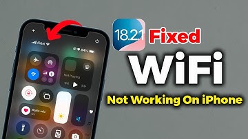 iOS 18.2.1 -  Fix Wi-Fi Not Working On iPhone ( Solved )