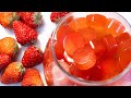 Keto Strawberry Jelly | Low Carb 草莓如何吃出饱腹感？仅33千卡草莓果冻 生酮减肥甜品