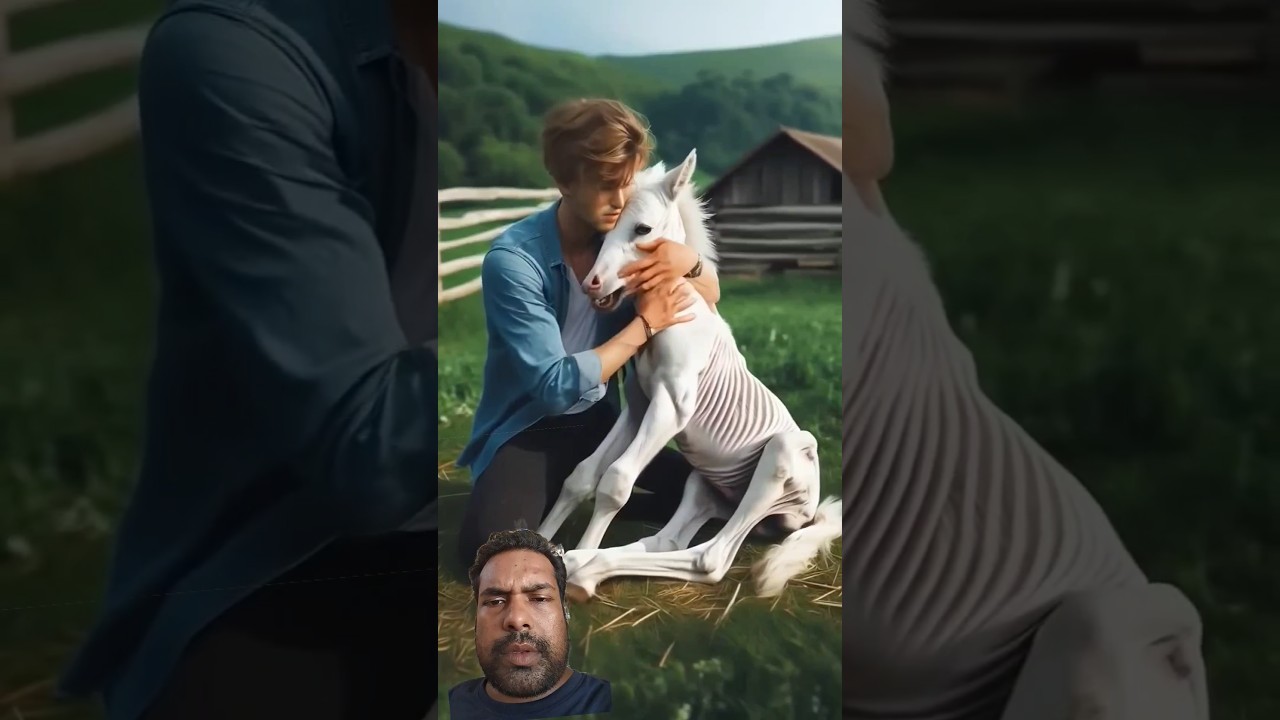 rescue weak baby horse 🐎 