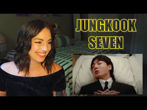 jungkook got me kicking my feet giggling twirling my hair - SEVEN mv reaction