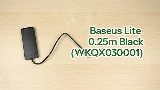 Information Розпаковка Baseus Lite Series 4-in-1 (USB-A to 4xUSB 3.0) 0.25m Black (WKQX030001) News