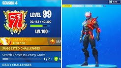 Thanos Vs Level 100 Omega Skin Fortnite Battle Royale - worlds first level 100 season 4 in fortnite free omega skin max level 80 in fortnite battle royale duration 3 52 58