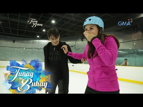 Tunay na Buhay: Pancho Magno, tinuruan mag-ice skating si Rhea Santos - Tunay na Buhay: Pancho Magno, tinuruan mag-ice skating si Rhea Santos
