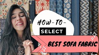 How-to-select Best Sofa Fabric for your home |  Trends and Tips