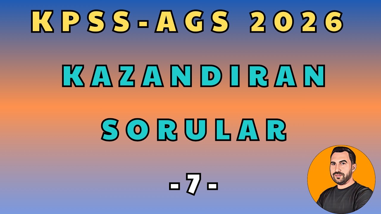 KPSS-AGS 2026 COĞRAFYA KAZANDIRAN SORULAR SERİSİ -7-  #kpsscoğrafya #kpss2026 #coğrafya