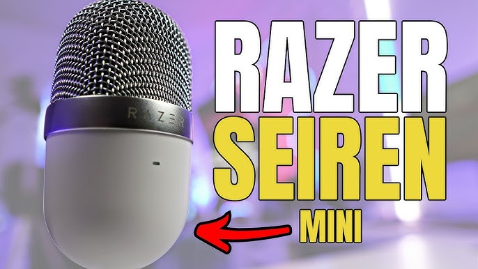 Razer Seiren Mini - USB Condenser Microphone for Streaming (Compact with  Supercardioid Polar Pattern, Tiltable Stand, Integrated Shock Absorber)