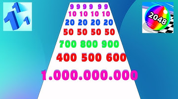 Play 100 Levels Tiktok Mobile Game :Number Masters, number merge Gameplay iOS,Android Walkthrough...