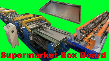 【Supermarket Box Board Roll Forming Machine 】: Supermarket Shelf Panel Roll Forming Machine