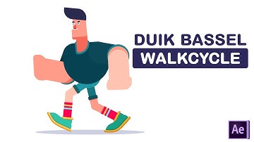 Walk Cycle animation After Effects with Duik
