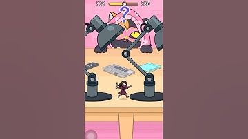 HIDE AND SEEK //CAT ESCAPE GAME 329// NINJA’S CRAZY RUN FOR COVER!! #shorts #cat #gaming