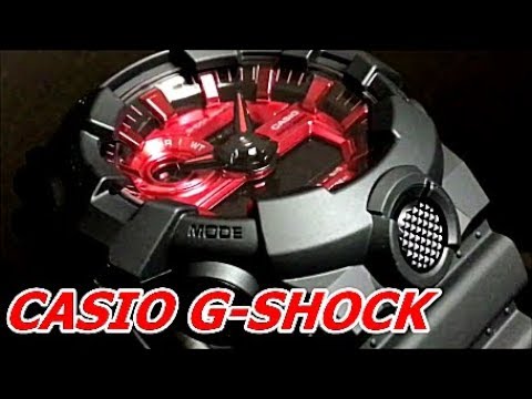 CASIO G-SHOCK GA-700AR-1AJF Black and Red Series - YouTube