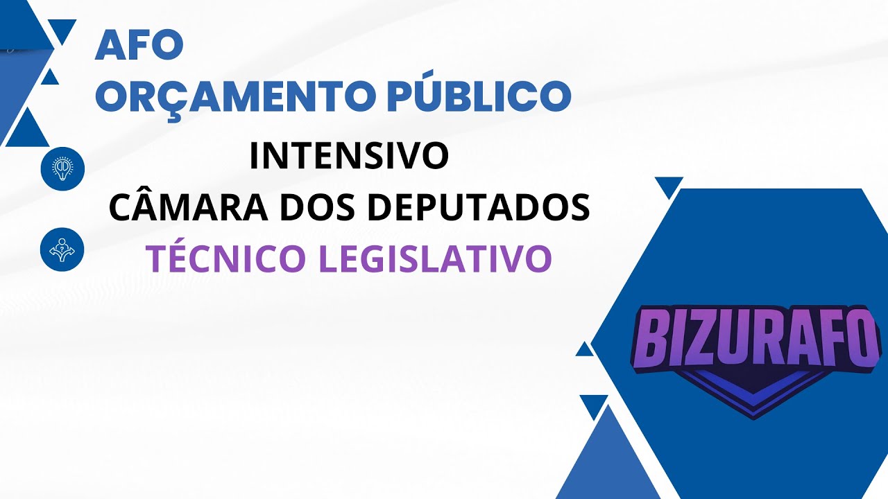 INTENSIVO - CÂMARA DOS DEPUTADOS (TURMA FECHADA) - TÉCNICO (AULA 4)