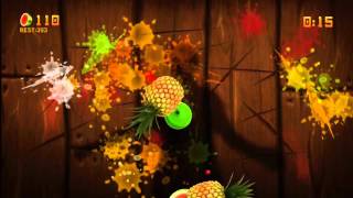 Gamerheadquarters Fruit Ninja Kinect Review