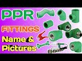 PPR Fittings Name and Pictures ||Plumbing Fittings Name || PPR Fittings Names List Plumbing Material