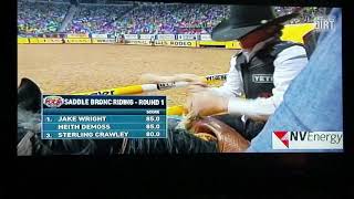 Famous Ryder Wright on C5 Rodeo's Black Hills 86.5 pts NFR 2017 Profile