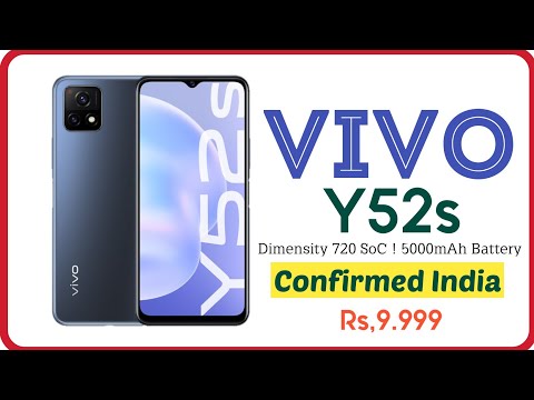 Vivo Y52s 5G | First Look ! Confirm Launch Date ! Dimensity 720 SoC ! 48MP Camera ! Features ! Price