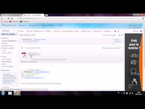 Télécharger ou consulter un PDF en pièce jointe d'un mail