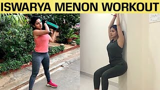 Be Fit | Iswarya Menon Hot Work Out | Aadhan Cinema