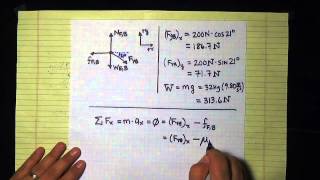 PhysicsProblems - Pushing Boxes with Friction