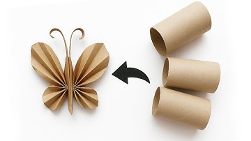 Amazing Eco-Friendly Craft Idea with Toilet Paper Rolls 🦋 How to Make Easy Butterfly ✨ DIY & Crafts