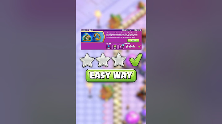 Snake it Back Challenge EASY 3 Star Guide (Clash of Clans)