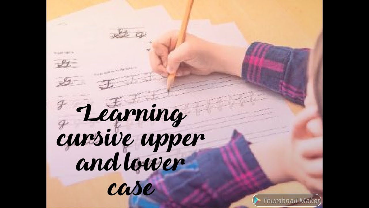 Cursive letters practice - YouTube