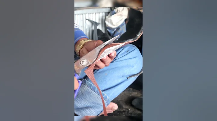 How to make men leather sandal. #shorts #howto #sandals #diy