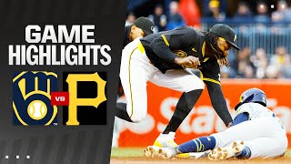 Brewers vs. Pirates Game Highlights (4/24/24) | MLB Highlights